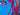 Wide "Blue Raspberry" Jagger - Print